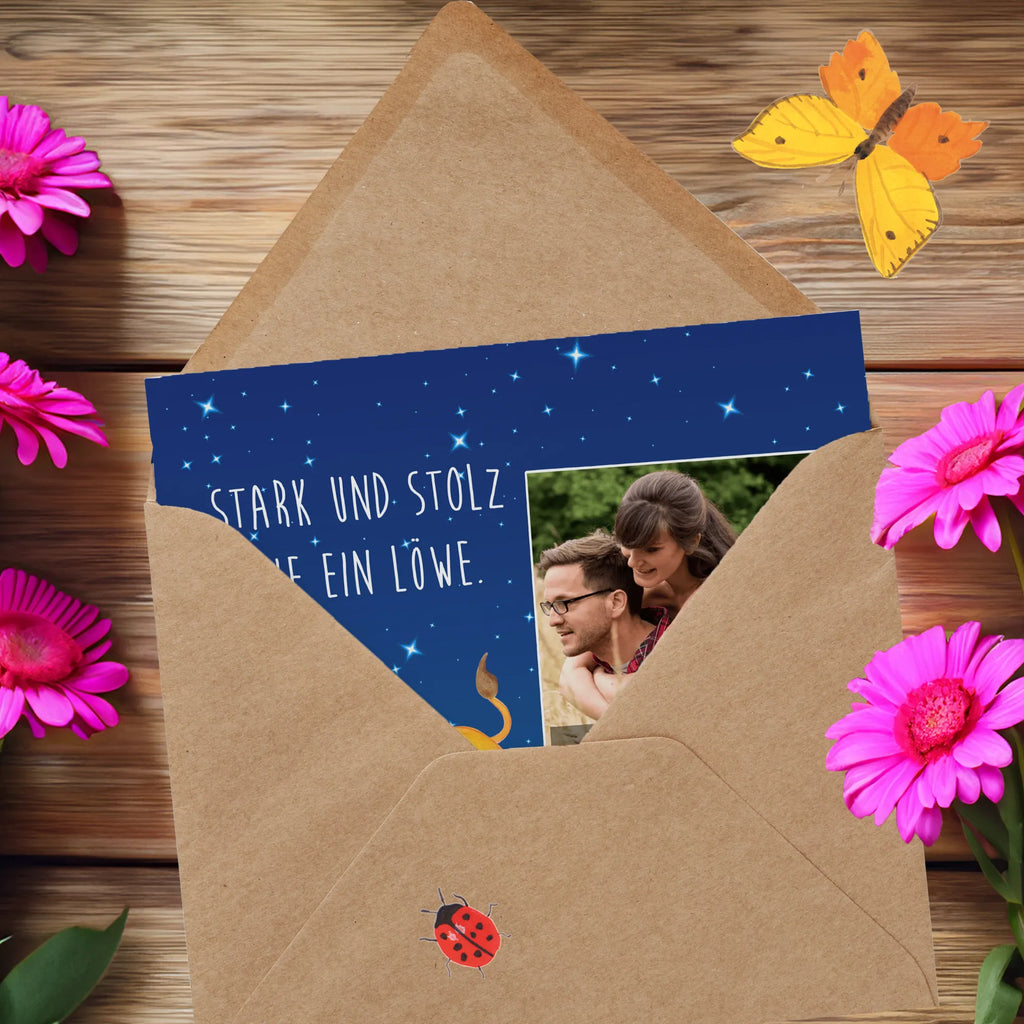 Personalized Photo Deluxe Card Star sign Lion Personalisierte Foto Grußkarte, Tierkreiszeichen, Sternzeichen, Horoskop, Astrologie, Aszendent, Geschenk August, Löwe Geschenk, König der Tiere, Geburtstag Juli, Geschenk Juli, Geburtstag August, Löwe Sternzeichen