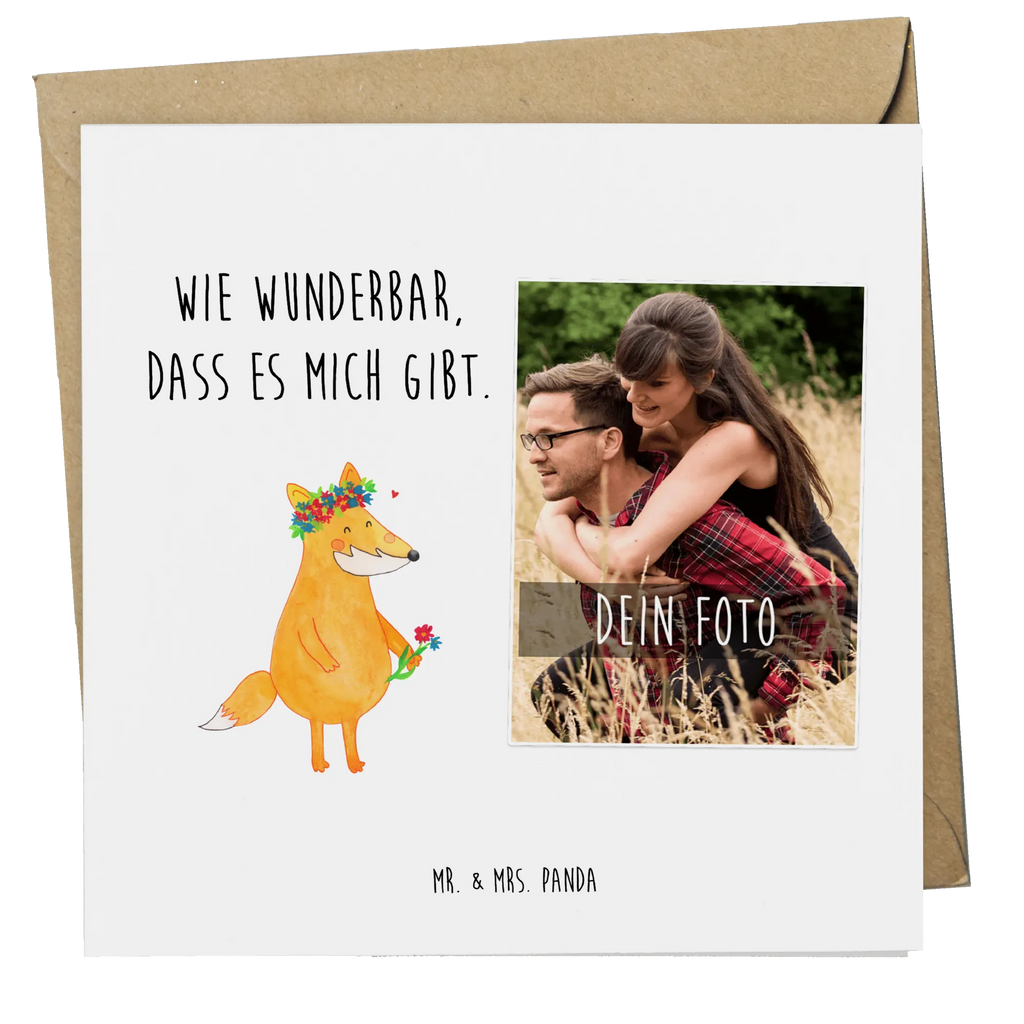 Personalisierte Foto Deluxe Karte Fuchs Blumen Personalisierte Foto Grußkarte, Fuchs, Fuchsmädchen, Selbstliebe, Fox, Freundinnen, ich, Blumen, Motivation, Füchse, Liebe, Freundin, Blumenmädchen, Blume, Freude, Liebesbeweis, mich