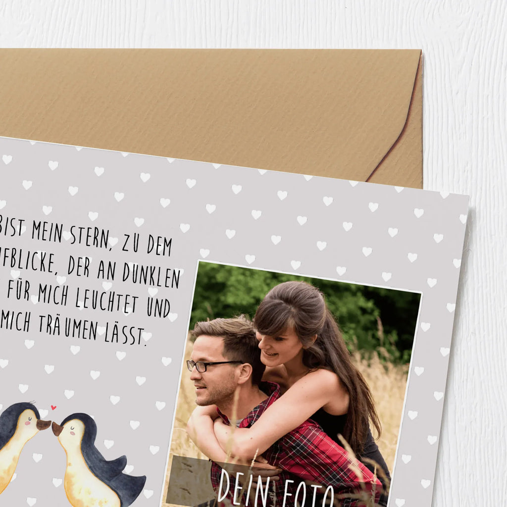 Personalized Photo Deluxe Card Penguins in love Personalisierte Foto Grußkarte, Liebe, Partner, Freund, Freundin, Ehemann, Ehefrau, Heiraten, Verlobung, Heiratsantrag, Liebesgeschenk, Jahrestag, Hocheitstag, Gastgeschenk, Paar, Liebesspruch, Love, Pärchen. Liebespaar, Pinguine, Geschenk Freund, Geschenk Freundin, Pinguinpaar, Verlobte, Pinguin Liebe, Liebesbeweis, Hochzeitstag, Geschenk Hochzeitstag, Pinguin, Verlobter, Hochzeit, Geschenkidee, Pinguin Paar