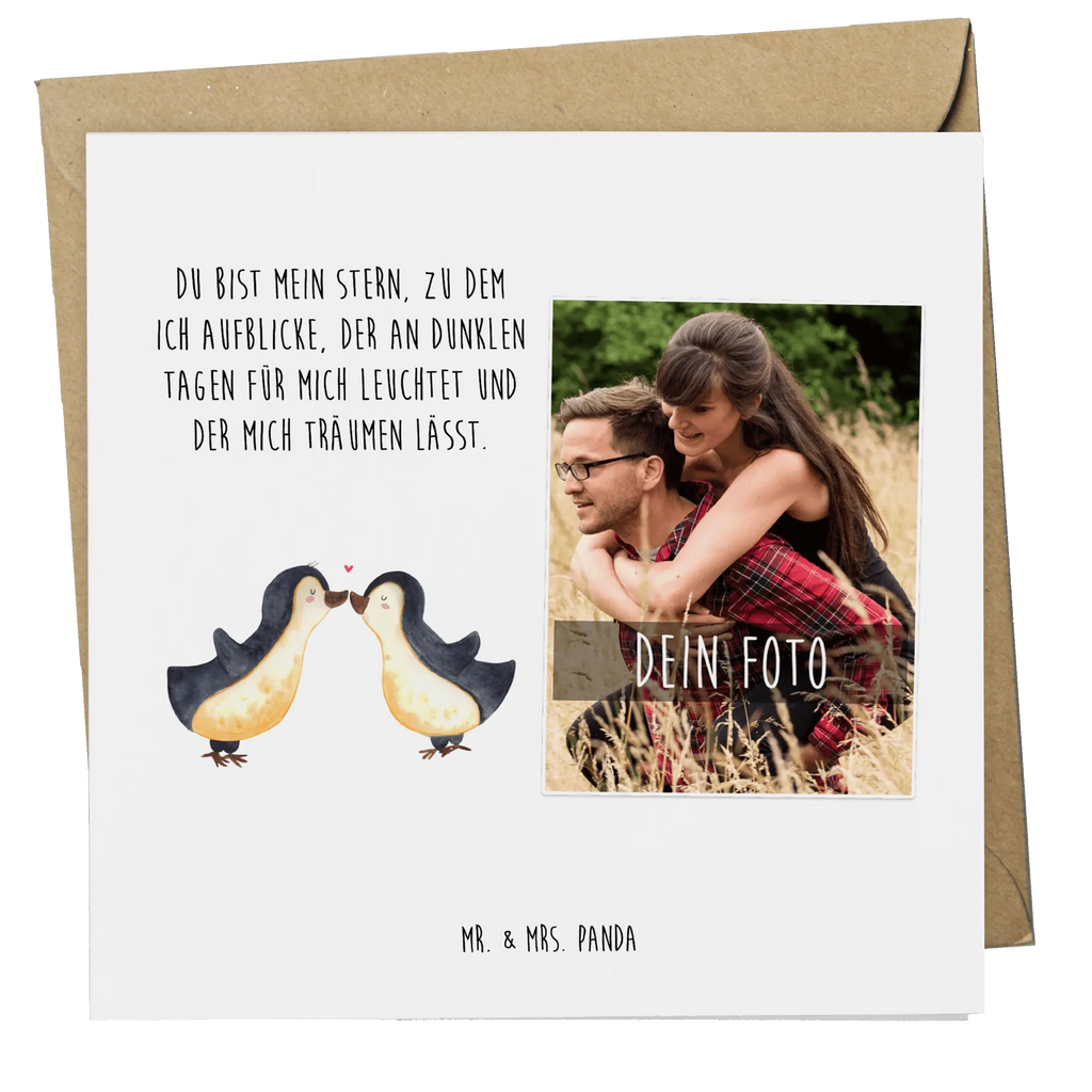 Personalized Photo Deluxe Card Penguins in love Personalisierte Foto Grußkarte, Liebe, Partner, Freund, Freundin, Ehemann, Ehefrau, Heiraten, Verlobung, Heiratsantrag, Liebesgeschenk, Jahrestag, Hocheitstag, Gastgeschenk, Paar, Liebesspruch, Love, Pärchen. Liebespaar, Pinguine, Geschenk Freund, Geschenk Freundin, Pinguinpaar, Verlobte, Pinguin Liebe, Liebesbeweis, Hochzeitstag, Geschenk Hochzeitstag, Pinguin, Verlobter, Hochzeit, Geschenkidee, Pinguin Paar