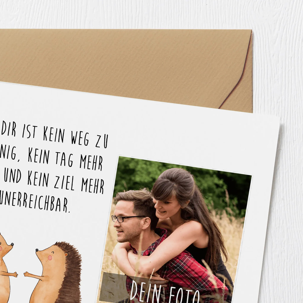 Personalized Photo Deluxe Card Hedgehogs in love Personalisierte Foto Grußkarte, Liebe, Partner, Freund, Freundin, Ehemann, Ehefrau, Heiraten, Verlobung, Heiratsantrag, Liebesgeschenk, Jahrestag, Hocheitstag, Verliebt, Hochzeitstag, Igel, Verlobt, Hochzeit, Liebesbeweis, Verheiratet, Geschenk