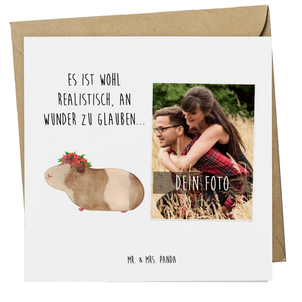 Personalisierte Foto Deluxe Karte Meerschweinchen Weisheit Personalisierte Foto Grußkarte, Tiermotive, Gute Laune, lustige Sprüche, Tiere, Meerschweinchen, Meerie, Meeries, Wunder, Blumenkind, Realität, Spruch, Weisheit, Motivation, Wunderland