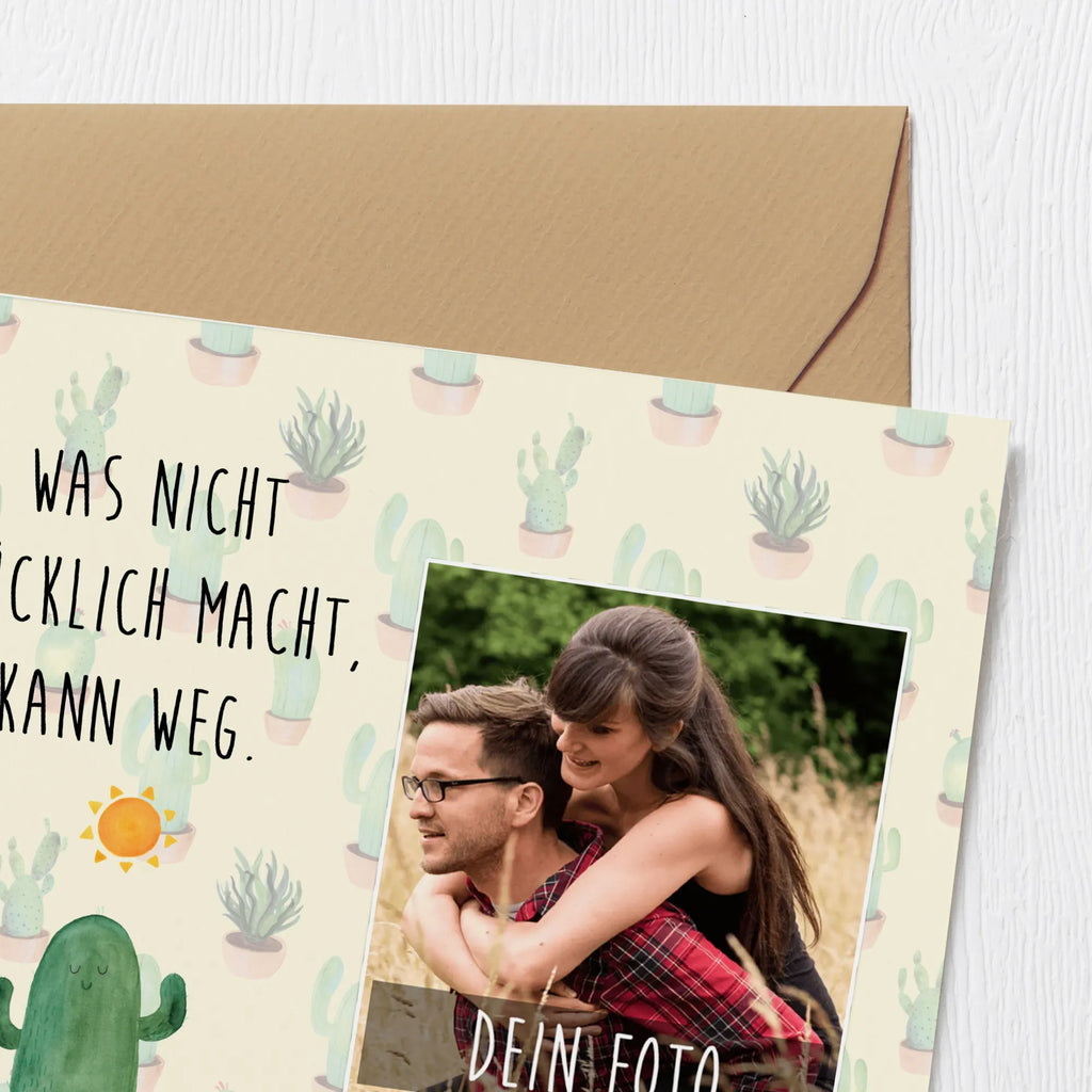 Personalisierte Foto Deluxe Karte Kaktus Sonne Personalisierte Foto Grußkarte, Kaktus, Kakteen, Neustart, Ehebruch, Trennung, Glück, Geschenkidee, Liebeskummer Geschenk, Freundin, glücklich, Sonnenschein, Sonne, Scheidung, Liebe Kaktusliebe, Motivation, Liebeskummer