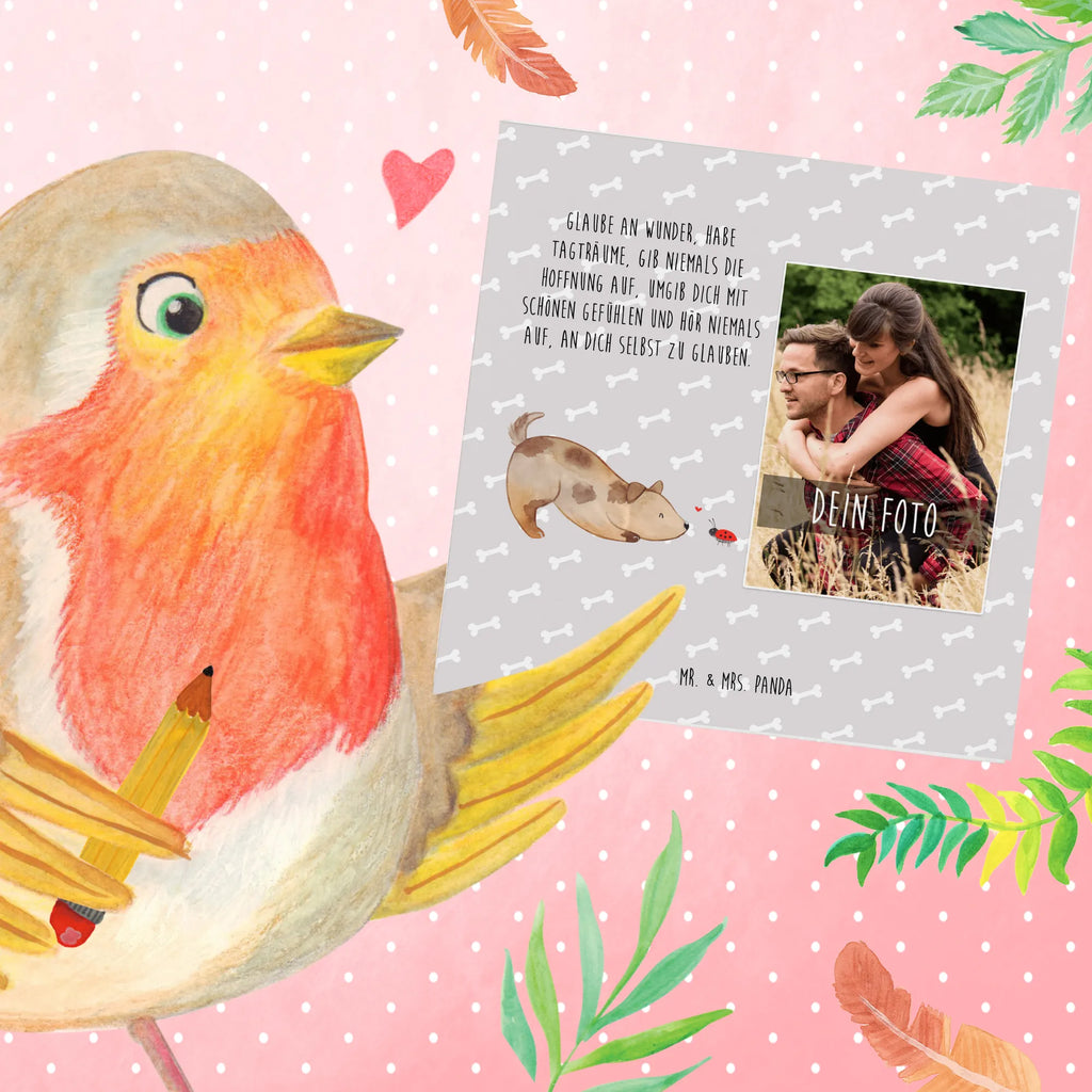 Personalisierte Foto Deluxe Karte Hund Marienkäfer Personalisierte Foto Grußkarte, Hund, Hundemotiv, Haustier, Hunderasse, Tierliebhaber, Hundebesitzer, Sprüche, Hunde, Mischling, Marienkäfer, Hundespruch, Mischlinghund