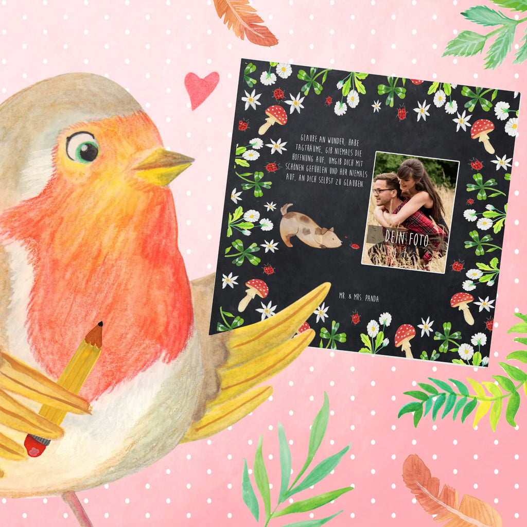 Personalisierte Foto Deluxe Karte Hund Marienkäfer Personalisierte Foto Grußkarte, Hund, Hundemotiv, Haustier, Hunderasse, Tierliebhaber, Hundebesitzer, Sprüche, Hunde, Mischling, Marienkäfer, Hundespruch, Mischlinghund