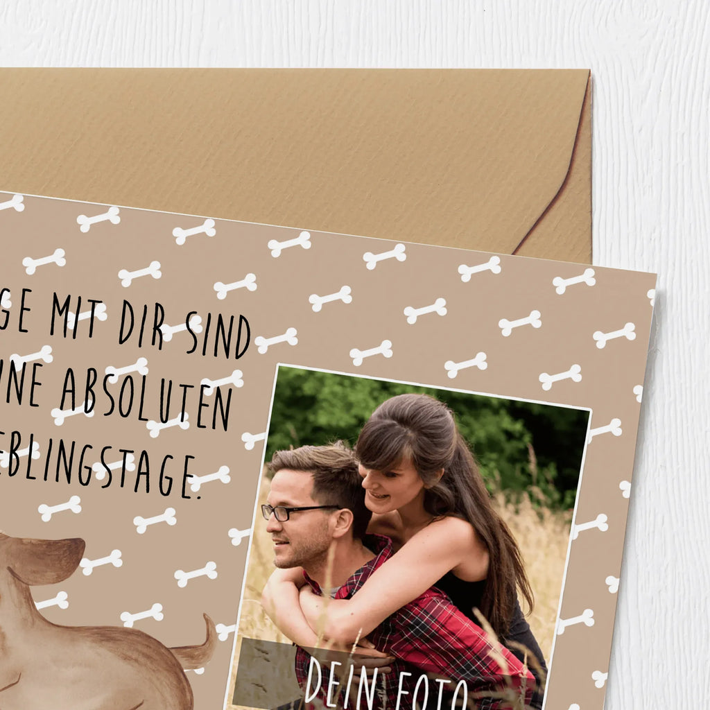 Personalisierte Foto Deluxe Karte Hund Dackel Personalisierte Foto Grußkarte, Hund, Hundemotiv, Haustier, Hunderasse, Tierliebhaber, Hundebesitzer, Sprüche, Dachshund, Dackel, Hunde, happy dog