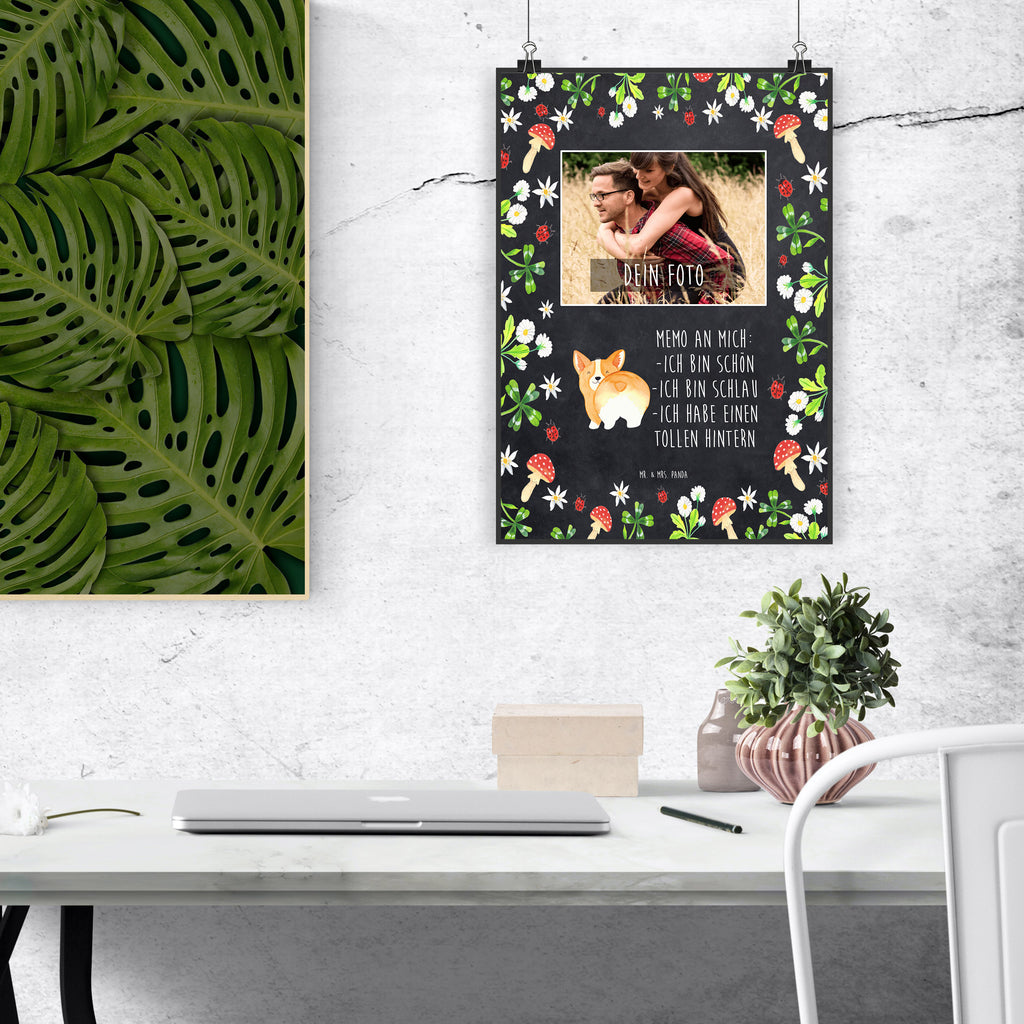 Personalisiertes Foto Poster Corgi Po Personalisiertes Foto Poster, Hund, Hundemotiv, Haustier, Hunderasse, Tierliebhaber, Hundebesitzer, Sprüche, Motivation, Selbstliebe, Corgie, Spruch, Hundeliebe