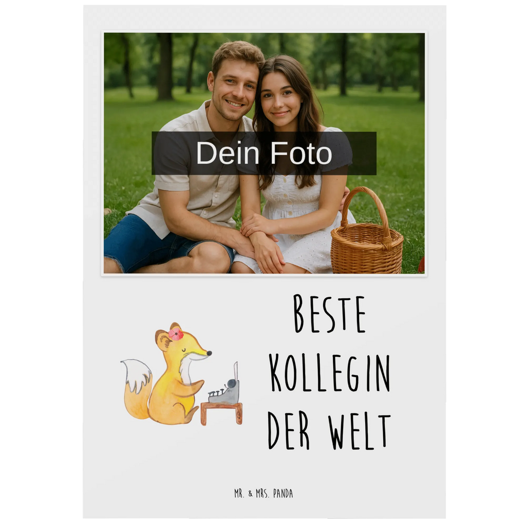 Personalisierte Foto Postkarte Fuchs Beste Kollegin der Welt Personalisierte Foto Postkarte, für, Dankeschön, Geschenk, Schenken, Geburtstag, Geburtstagsgeschenk, Geschenkidee, Danke, Bedanken, Mitbringsel, Freude machen, Geschenktipp, Arbeitskollegin, Kollegin, Freundin, Büro, Abschiedsgeschenk, Ruhestand, Arbeit, Mitarbeiterin, Berufsgenossin, Beruf