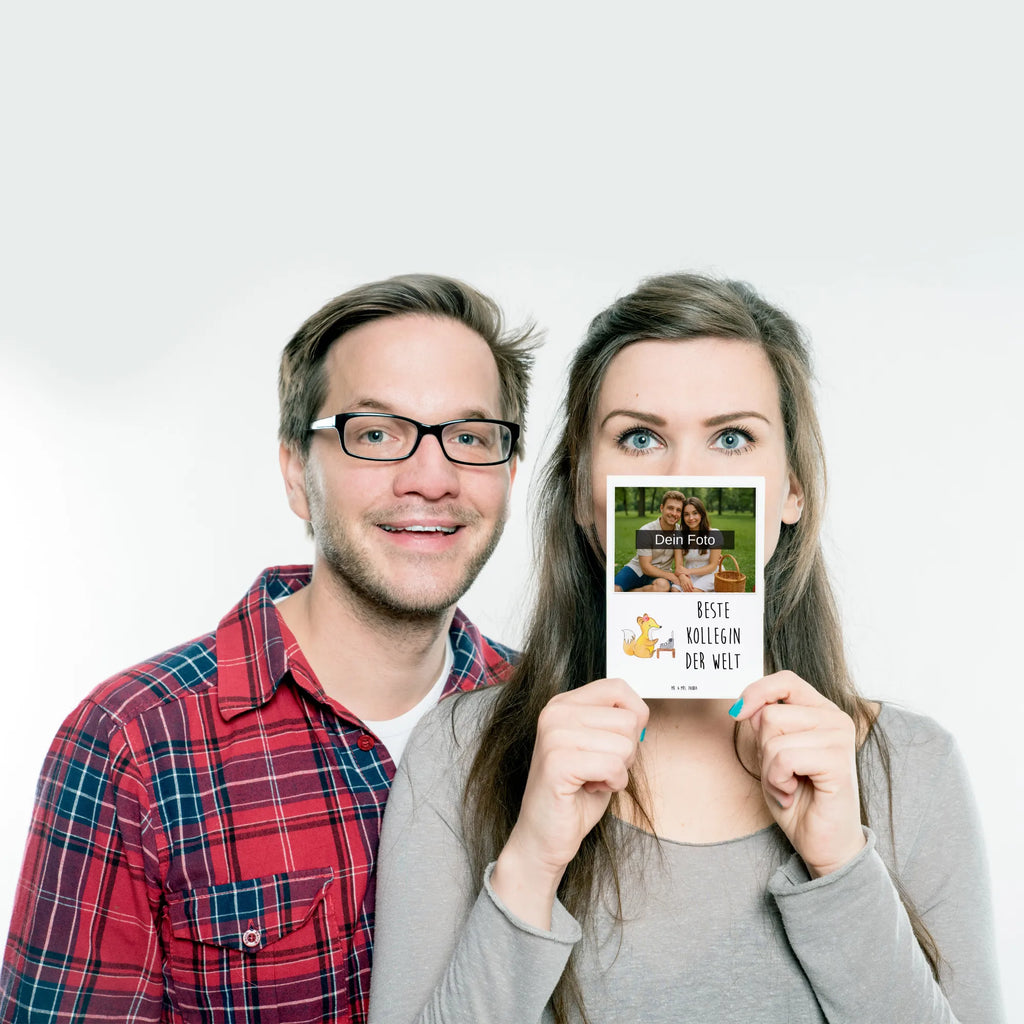 Personalisierte Foto Postkarte Fuchs Beste Kollegin der Welt Personalisierte Foto Postkarte, für, Dankeschön, Geschenk, Schenken, Geburtstag, Geburtstagsgeschenk, Geschenkidee, Danke, Bedanken, Mitbringsel, Freude machen, Geschenktipp, Arbeitskollegin, Kollegin, Freundin, Büro, Abschiedsgeschenk, Ruhestand, Arbeit, Mitarbeiterin, Berufsgenossin, Beruf