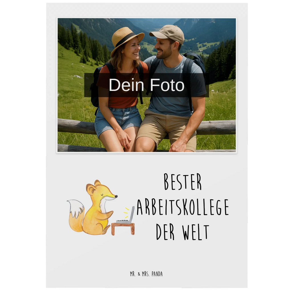Personalisierte Foto Postkarte Fuchs Bester Arbeitskollege der Welt Personalisierte Foto Postkarte, für, Dankeschön, Geschenk, Schenken, Geburtstag, Geburtstagsgeschenk, Geschenkidee, Danke, Bedanken, Mitbringsel, Freude machen, Geschenktipp, Arbeitskollege, Kollege, Büro, Abschiedsgeschenk, Ruhestand, Arbeit, Mitarbeiter, Berufsgenosse, Beruf