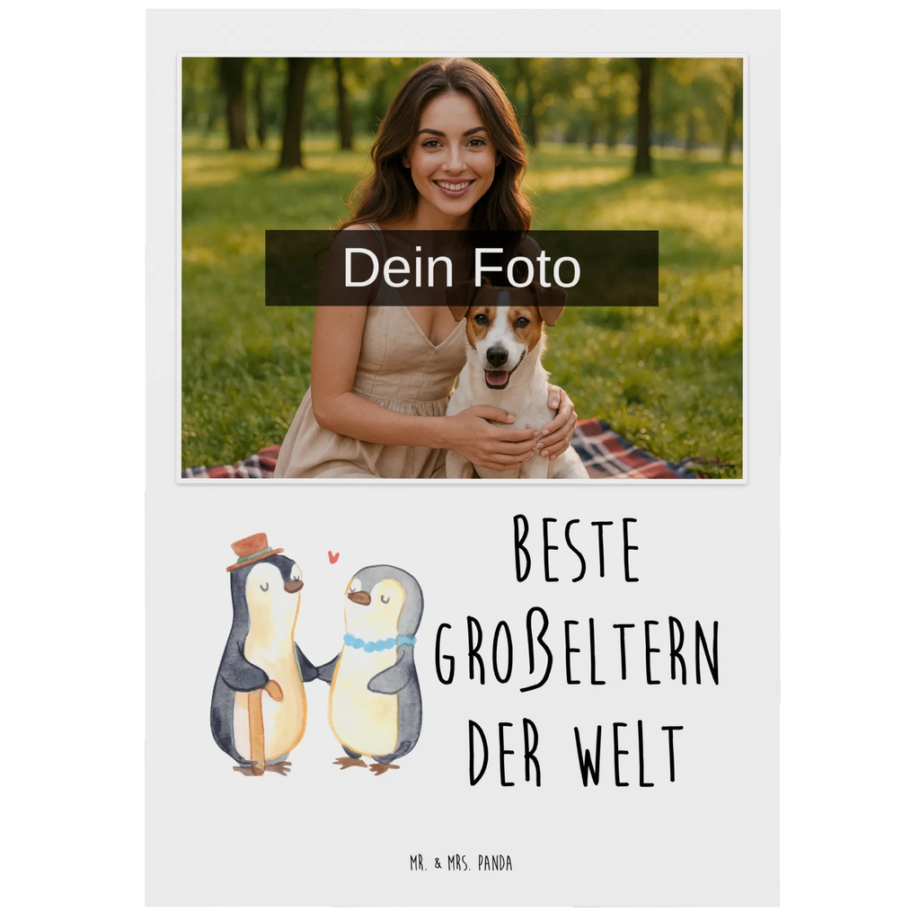 Personalisierte Foto Postkarte Pinguin Beste Großeltern der Welt Personalisierte Foto Postkarte, für, Dankeschön, Geschenk, Schenken, Geburtstag, Geburtstagsgeschenk, Geschenkidee, Danke, Bedanken, Mitbringsel, Freude machen, Geschenktipp, Großmutter, Grosseltern, Großvater, Opa, Bester, Großmama, Omi, Enkelkind, Oppa, Oppi, Ommi, Opi. Großpapa, Kleinigkeit, Omma, Enkelin, Oma, Enkel, Großeltern