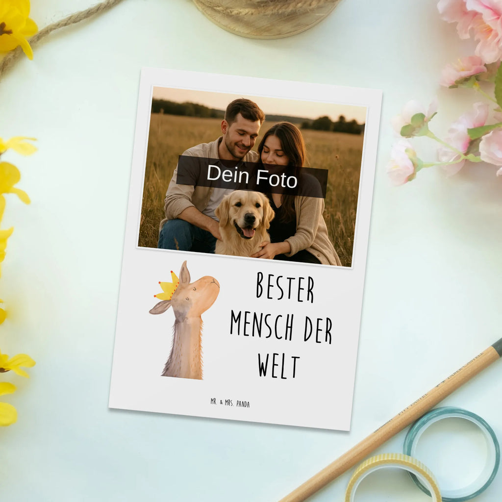 Personalized Photo Postcard lama best person in the world Personalisierte Foto Postkarte, Dankeschön, Mitbringsel, Danke, Bedanken, Geschenktipp, Freude machen, Schenken, für, Geschenk, Geschenkidee, Geburtstag, Geburtstagsgeschenk, Liebling, Liebe, Tollster Mensch, Partner, Ehefrau, Valentinstag, Lieblingsmensch, Vorbild, Ehemann, Lieblings Mensch