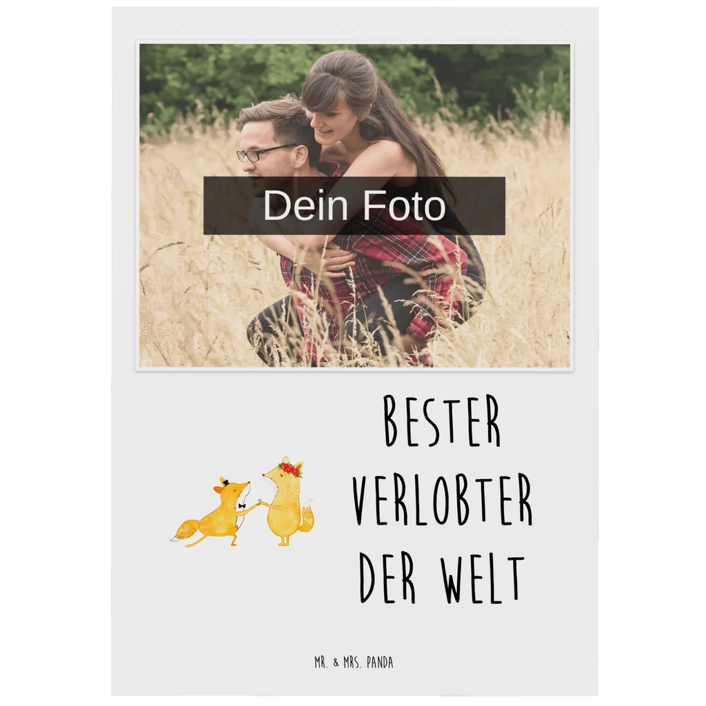 Personalisierte Foto Postkarte Fuchs Bester Verlobter der Welt Personalisierte Foto Postkarte, für, Dankeschön, Geschenk, Schenken, Geburtstag, Geburtstagsgeschenk, Geschenkidee, Danke, Bedanken, Mitbringsel, Freude machen, Geschenktipp, Verlobter, Verloben, Verlobung, Traummann, Mann, Freund, Ehemann, Zukünftiger, Hochzeit, Ehe