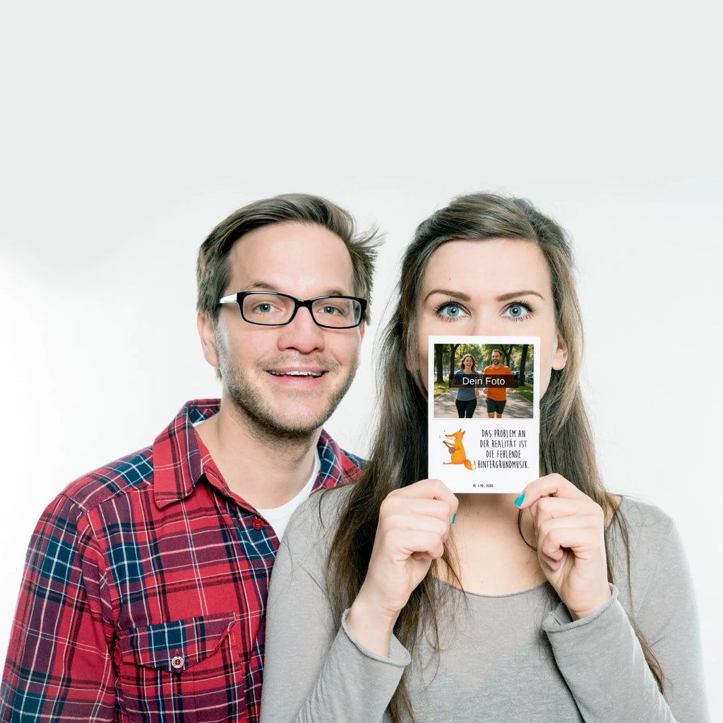 Personalisierte Foto Postkarte Fuchs Gitarre Personalisierte Foto Postkarte, Fuchs, Musik Spruch, Sängerin, Sänger, Geschenk Musiker, Füchse, Musikerin, Gitarre