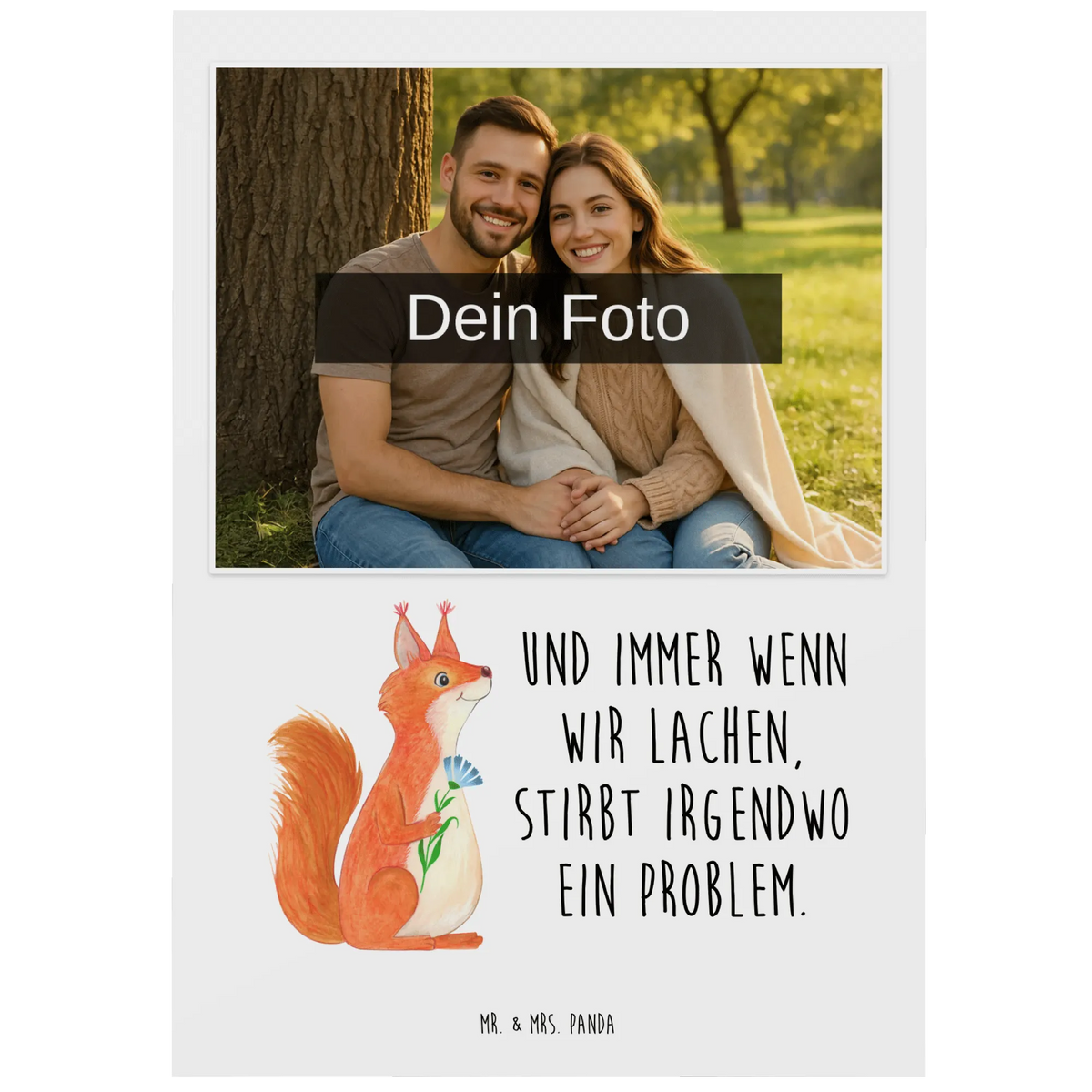 Personalisierte Foto Postkarte Eichhörnchen Blume Postkarte Foto, Fotokarte, Grußkarte mit Foto, Fotopostkarte, Fotogrußkarte, Personalisierte Foto Postkarte, Postkarte mit Foto, Foto Grußkarte, Foto Postkarte, personalisierte fotokarte, Tiere, Tiermotive, Gute Laune, Lustige Sprüche, Spruch Positiv, Motivation Sprüche, Spruch Deko, Eichhörnchen, Eichhorn, Motivation Bilder, glücklich Spruch, Spaß, Lachen