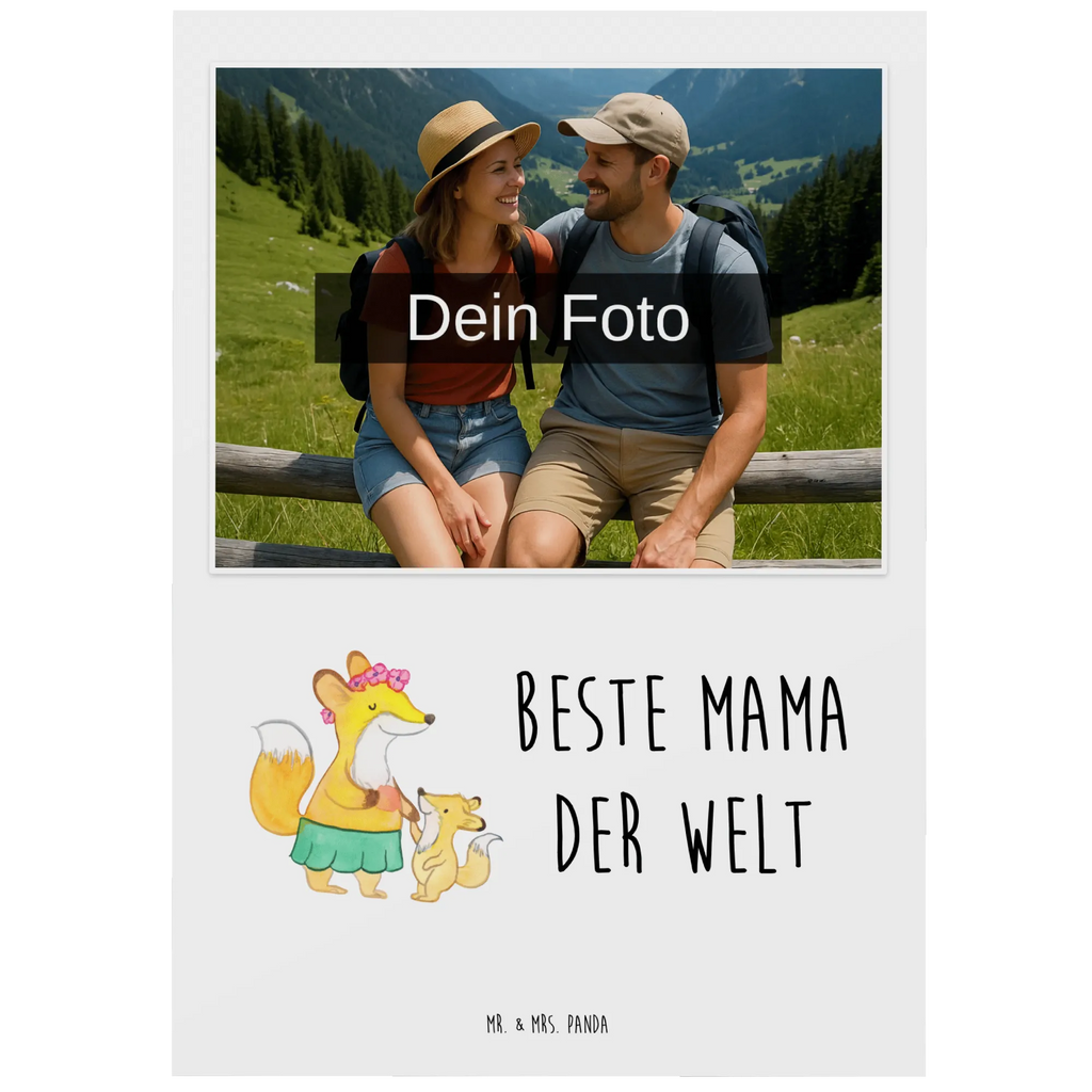 Personalisierte Foto Postkarte Fuchs Beste Mama der Welt Personalisierte Foto Postkarte, für, Dankeschön, Geschenk, Schenken, Geburtstag, Geburtstagsgeschenk, Geschenkidee, Danke, Bedanken, Mitbringsel, Freude machen, Geschenktipp, Mama, Mami, Mutter, Muttertag, Mutti, Ma, Tochter, Sohn, Beste Mama, Beste, Supermama