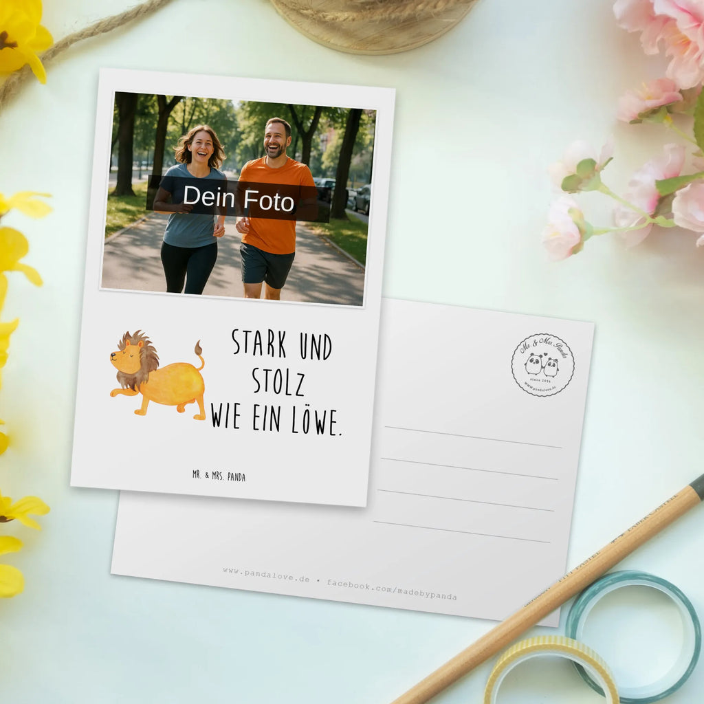 Personalisierte Foto Postkarte Sternzeichen Löwe Personalisierte Foto Postkarte, Tierkreiszeichen, Sternzeichen, Horoskop, Astrologie, Aszendent, Geburtstag Juli, König der Tiere, Löwe Geschenk, Geburtstag August, Geschenk Juli, Löwe Sternzeichen, Geschenk August