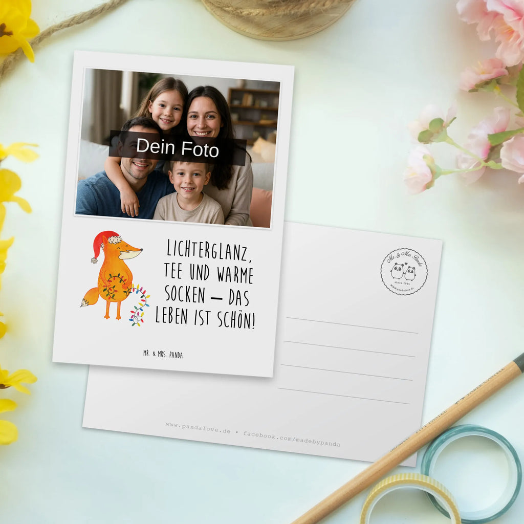 Personalisierte Foto Postkarte Fuchs Weihnachten Personalisierte Foto Postkarte, Winter, Weihnachten, Weihnachtsdeko, Nikolaus, Advent, Heiligabend, Wintermotiv, Füchse, Geschenk Weihnachten, Weihnachtsmann, Spruch schön, Weihnachtszeit, Fuchs