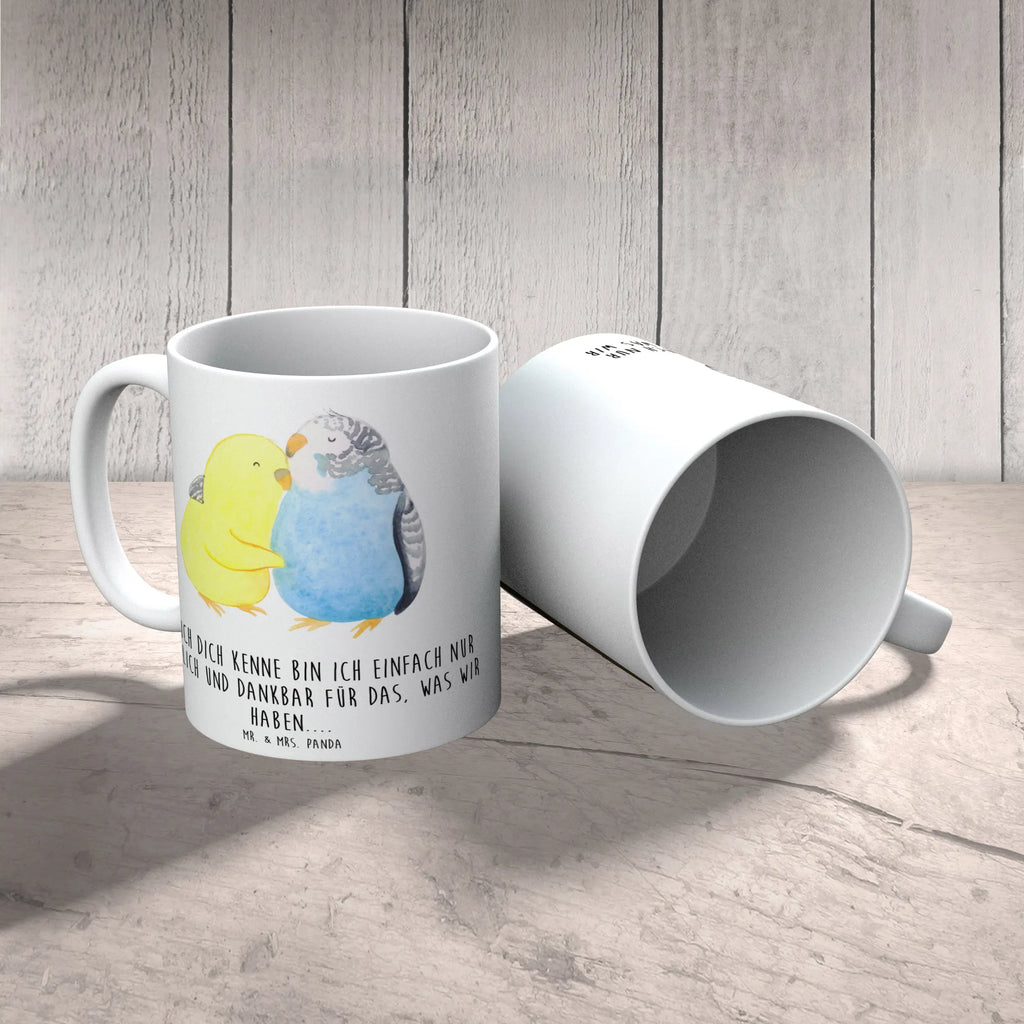 Personalisierte Foto Tasse Wellensittich Liebe Personalisierte Foto Tasse, Liebe, Partner, Freund, Freundin, Ehemann, Ehefrau, Heiraten, Verlobung, Heiratsantrag, Liebesgeschenk, Jahrestag, Hocheitstag, Vertrauen, Vögel, Nähe, Wellensittich, Kuscheln