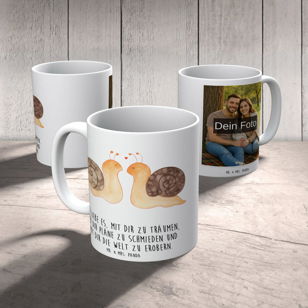 Personalisierte Foto Tasse Schnecken Liebe Personalisierte Foto Tasse, Liebe, Partner, Freund, Freundin, Ehemann, Ehefrau, Heiraten, Verlobung, Heiratsantrag, Liebesgeschenk, Jahrestag, Hocheitstag