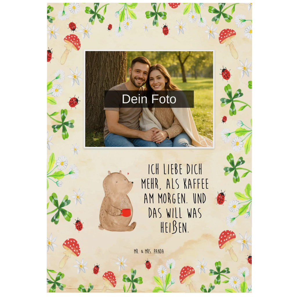 Personalisierte Foto Postkarte Bär Morgenkaffee Personalisierte Foto Postkarte, Liebe, Partner, Freund, Freundin, Ehemann, Ehefrau, Heiraten, Verlobung, Heiratsantrag, Liebesgeschenk, Jahrestag, Hocheitstag, Valentinstag, Geschenk für Frauen, Hochzeitstag, Mitbringsel, Geschenk für Freundin, Geschenk für Partner, Liebesbeweis, für Männer, für Ehemann