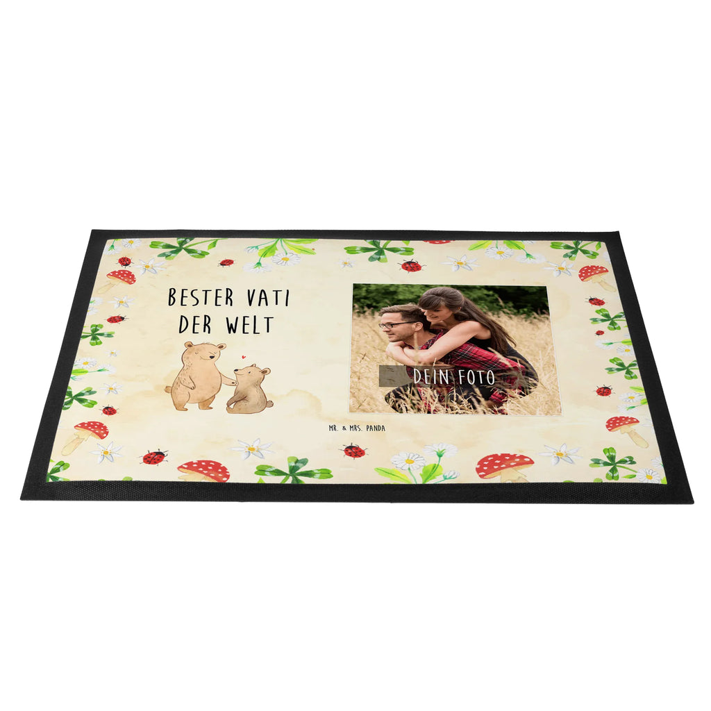 Personalized Photo Doormat bear World&#39;s Best Dad Personalisierte Foto Fußmatte, für, Dankeschön, Geschenk, Schenken, Geburtstag, Geburtstagsgeschenk, Geschenkidee, Danke, Bedanken, Mitbringsel, Freude machen, Geschenktipp, Geschenk Vater, Daddy, Kleinigkeit, Mann, Papi, Bester, Familie, Papa, Dad, Eltern, Vati, Vater, Paps