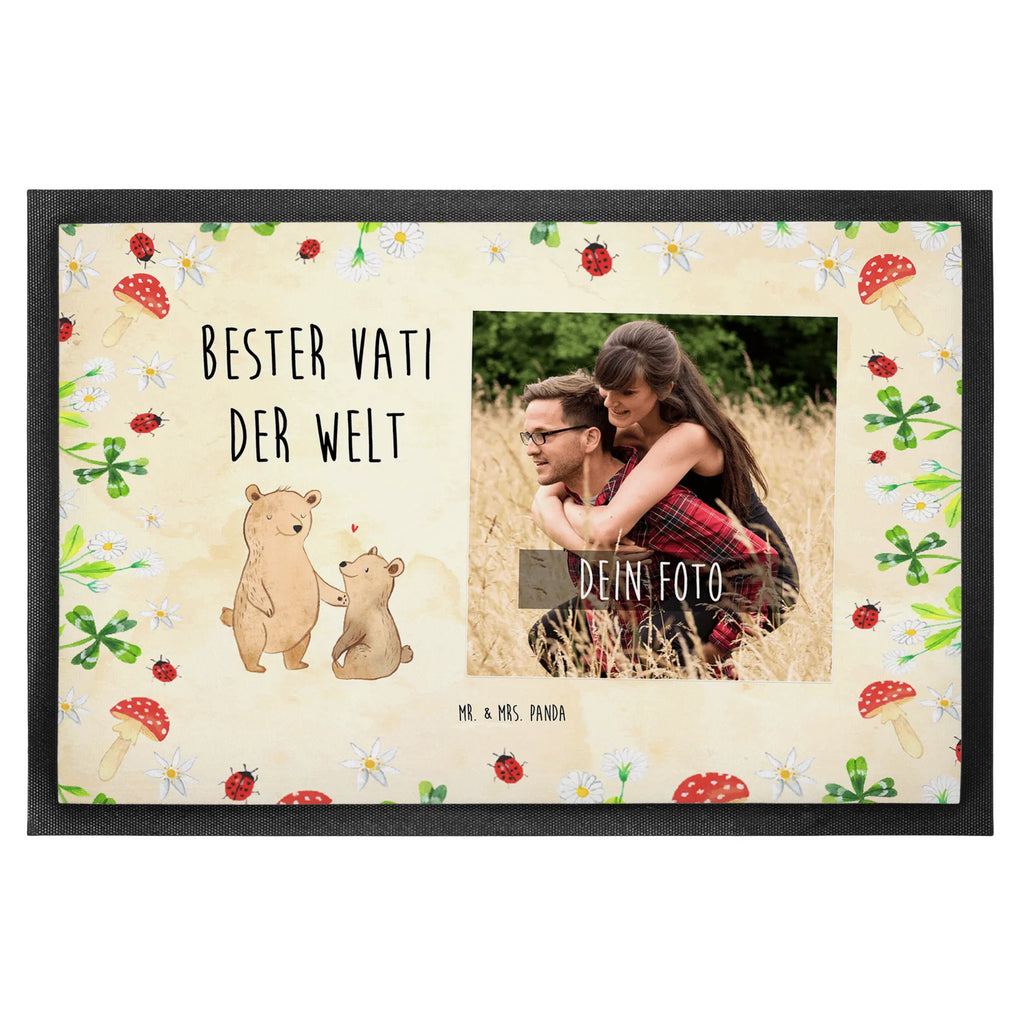 Personalized Photo Doormat bear World&#39;s Best Dad Personalisierte Foto Fußmatte, für, Dankeschön, Geschenk, Schenken, Geburtstag, Geburtstagsgeschenk, Geschenkidee, Danke, Bedanken, Mitbringsel, Freude machen, Geschenktipp, Geschenk Vater, Daddy, Kleinigkeit, Mann, Papi, Bester, Familie, Papa, Dad, Eltern, Vati, Vater, Paps