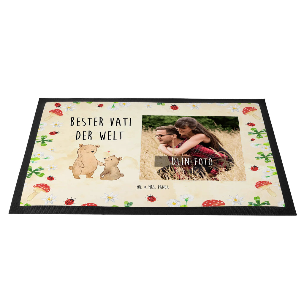 Personalized Photo Doormat bear World&#39;s Best Dad Personalisierte Foto Fußmatte, für, Dankeschön, Geschenk, Schenken, Geburtstag, Geburtstagsgeschenk, Geschenkidee, Danke, Bedanken, Mitbringsel, Freude machen, Geschenktipp, Geschenk Vater, Daddy, Kleinigkeit, Mann, Papi, Bester, Familie, Papa, Dad, Eltern, Vati, Vater, Paps