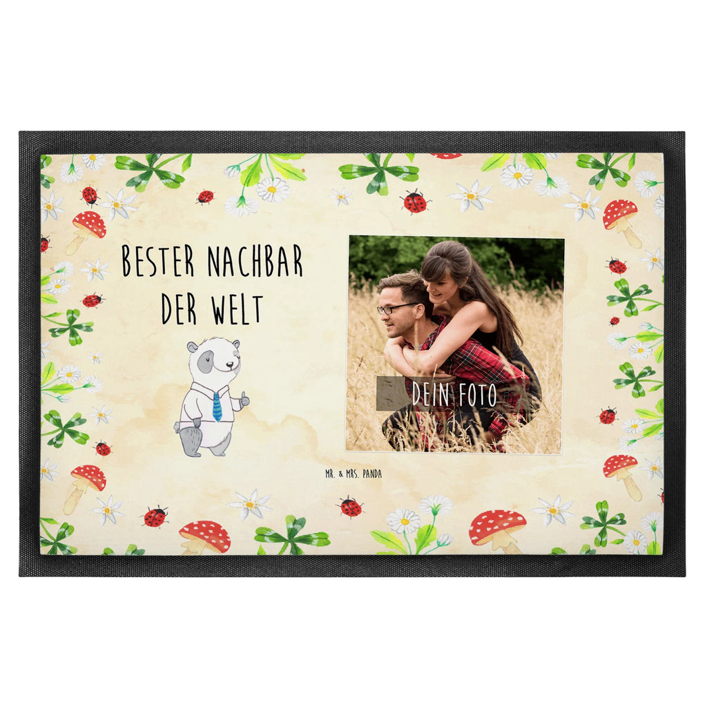 Personalisierte Foto Fußmatte Panda Bester Nachbar der Welt Personalisierte Foto Fußmatte, für, Dankeschön, Geschenk, Schenken, Geburtstag, Geburtstagsgeschenk, Geschenkidee, Danke, Bedanken, Mitbringsel, Freude machen, Geschenktipp, Angrenzer, Nachbarschaft, Freundschaft, Bewohner, Nachbar, Nachbarn, Freund, Anwohner