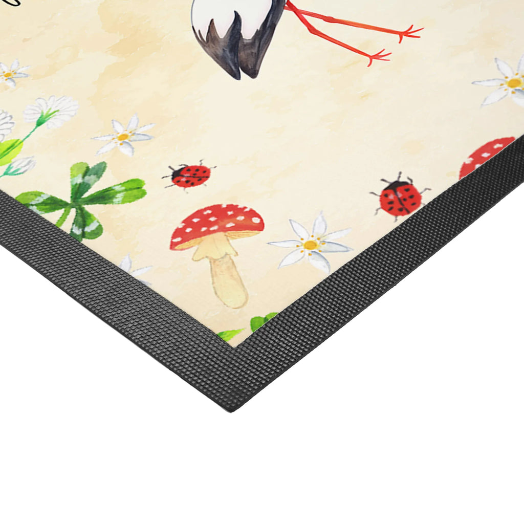 Personalized Photo Doormat Stork Personalisierte Foto Fußmatte, Tiermotive, Gute Laune, lustige Sprüche, Tiere, Schwanger, Geburt, Mütter, Schwangerschaft, Mutter werden, Babybauch, Mutter, Storch, Störche, Baby
