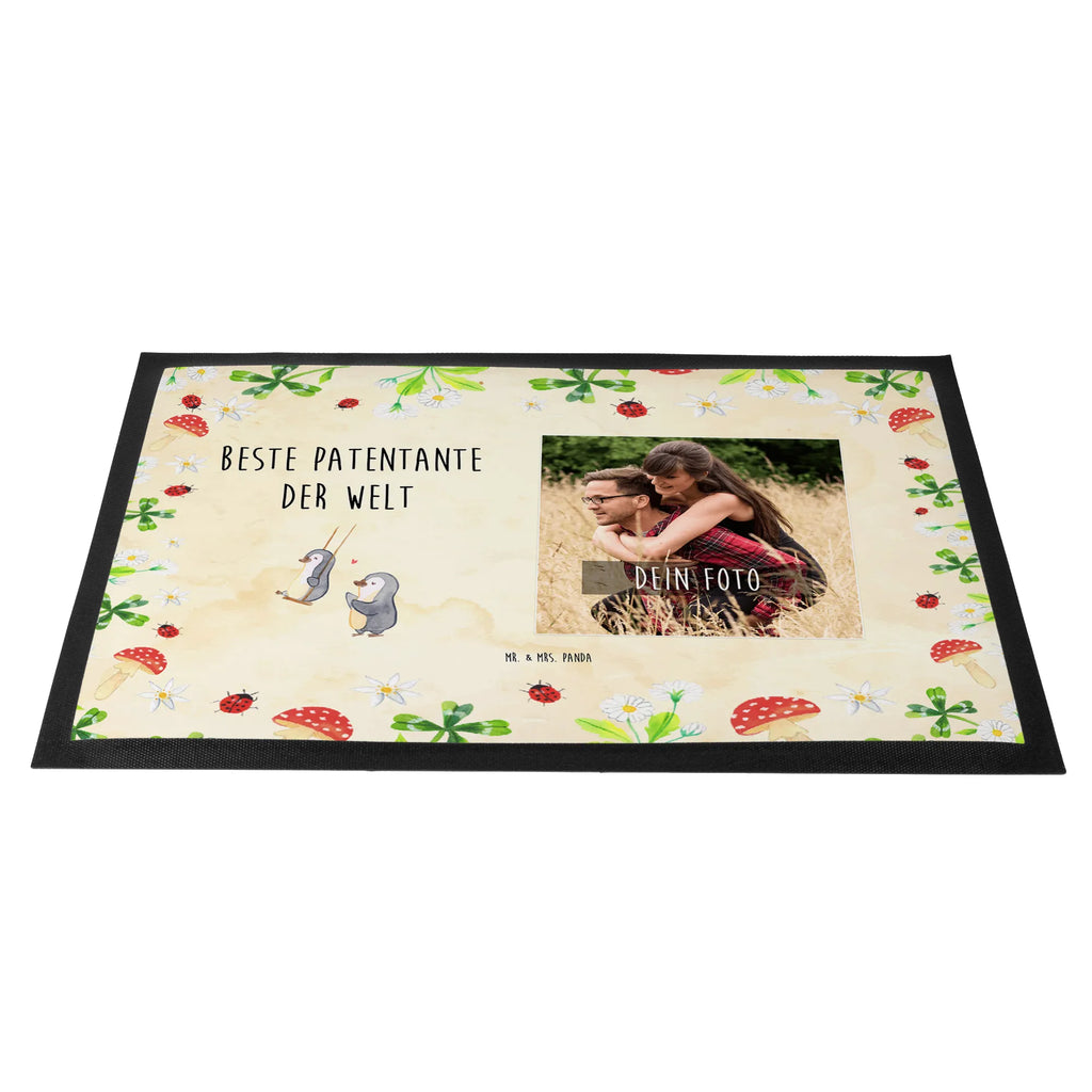 Personalized Photo Doormat penguin Best godmother in the world Personalisierte Foto Fußmatte, für, Dankeschön, Geschenk, Schenken, Geburtstag, Geburtstagsgeschenk, Geschenkidee, Danke, Bedanken, Mitbringsel, Freude machen, Geschenktipp, Paten Tante, Kleinigkeit, Familie, Nichte, Lieblingstante, Neffe, Taufe, Taufpartner, Patentante