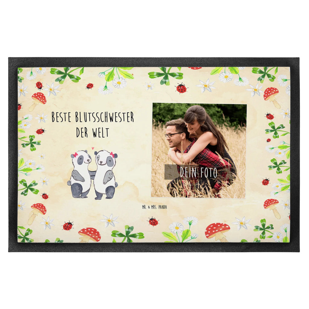 Personalized Photo Doormat panda Best blood sister in the world Personalisierte Foto Fußmatte, Geschenktipp, Geburtstagsgeschenk, Schenken, Geschenkidee, Freude machen, Geburtstag, Dankeschön, Danke, Mitbringsel, für, Geschenk, Bedanken, Blutsgeschwister, Kleinigkeit, Freundin, Schwester, Schwestern, Sister, Blutsschwester, Familie, Schwesterherz, Liebe, Geschwister, Bae, Beste, Tochter