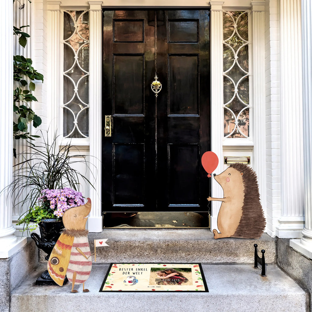 Personalized Photo Doormat penguin Best grandson in the world Personalisierte Foto Fußmatte, für, Dankeschön, Geschenk, Schenken, Geburtstag, Geburtstagsgeschenk, Geschenkidee, Danke, Bedanken, Mitbringsel, Freude machen, Geschenktipp, Enkel, Enkelkind, Enkelsohn, Oma, Opa, Kind von Tochter, Kind von Sohn, Taufe, Großsohn