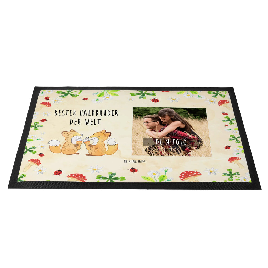 Personalized Photo Doormat Fox Best Half Brother in the World Personalisierte Foto Fußmatte, für, Dankeschön, Geschenk, Schenken, Geburtstag, Geburtstagsgeschenk, Geschenkidee, Danke, Bedanken, Mitbringsel, Freude machen, Geschenktipp, Stief, Brudi, Bester, Schwester, Stiefbruder, Brother, Geschwister, Familie, Sohn, Bruder, Kleinigkeit, Halbbruder, Bruderherz, Stiefgeschwister