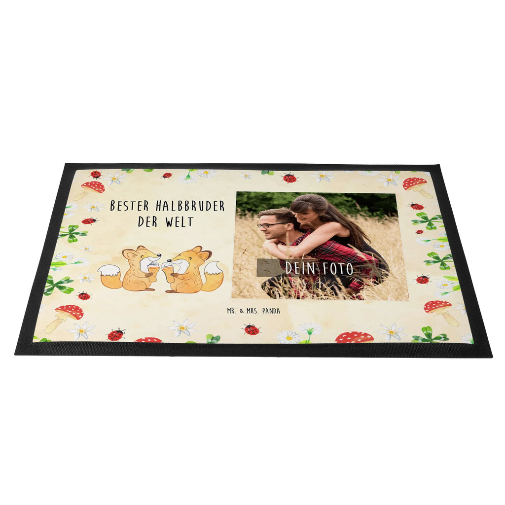 Personalized Photo Doormat Fox Best Half Brother in the World Personalisierte Foto Fußmatte, für, Dankeschön, Geschenk, Schenken, Geburtstag, Geburtstagsgeschenk, Geschenkidee, Danke, Bedanken, Mitbringsel, Freude machen, Geschenktipp, Stief, Brudi, Bester, Schwester, Stiefbruder, Brother, Geschwister, Familie, Sohn, Bruder, Kleinigkeit, Halbbruder, Bruderherz, Stiefgeschwister
