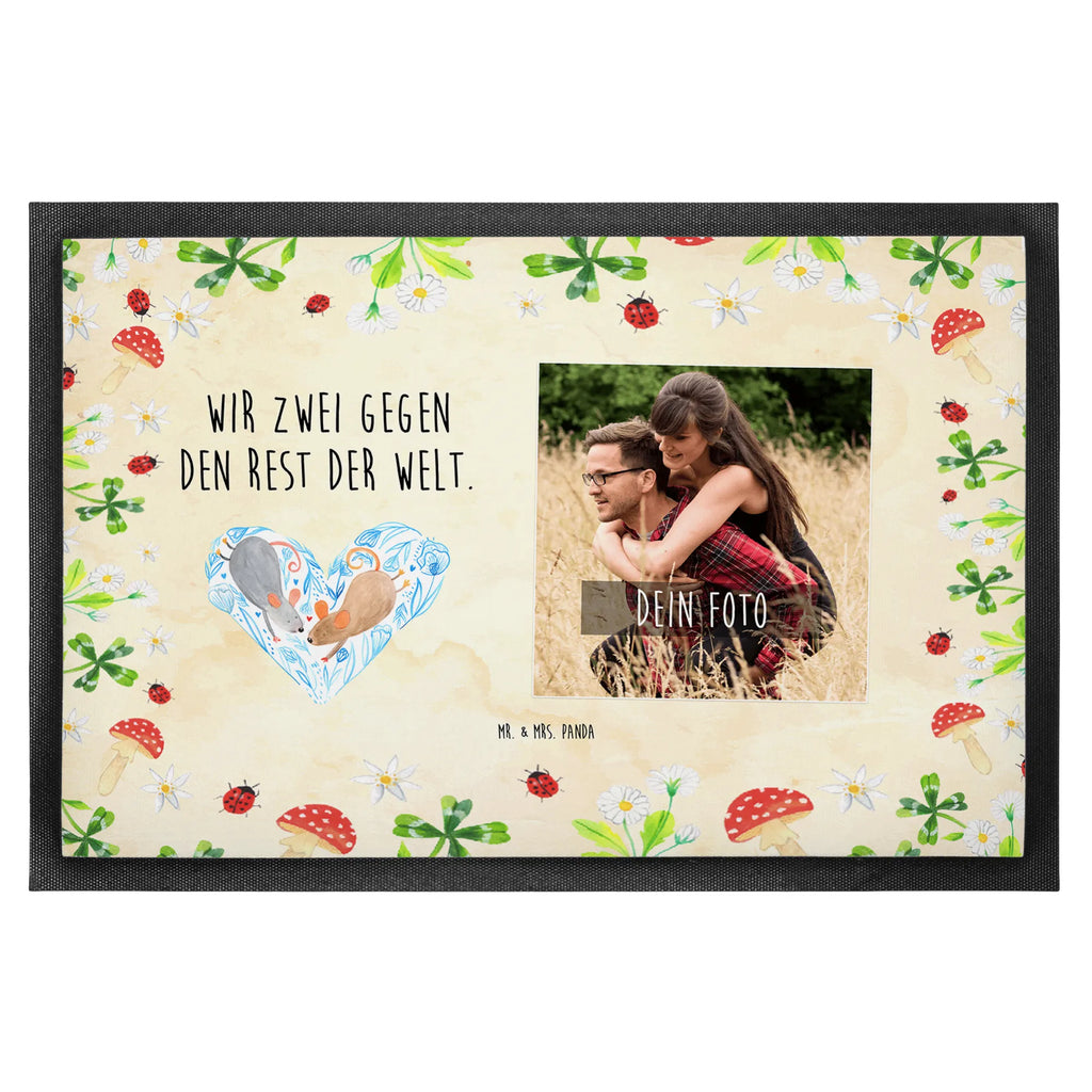 Personalized Photo Doormat Mice heart Personalisierte Foto Fußmatte, Liebe, Partner, Freund, Freundin, Ehemann, Ehefrau, Heiraten, Verlobung, Heiratsantrag, Liebesgeschenk, Jahrestag, Hocheitstag, Mäuse, Geschenk für zwei, Liebesbotschaft, Maus, Love, Lieblingsmensch, Gemeinsamkeit, Hochzeit, Liebesbeweis