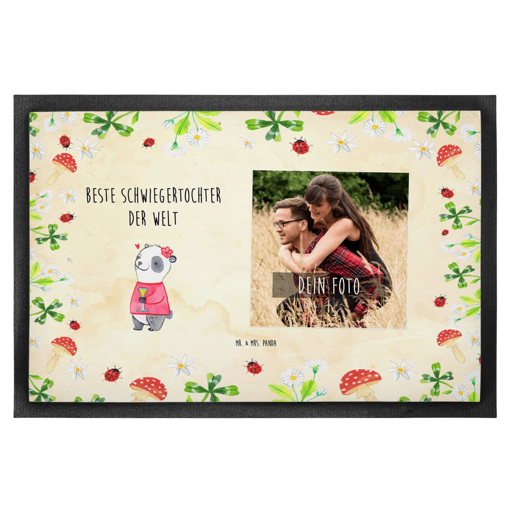 Personalized Photo Doormat panda Best daughter in law in the world Personalisierte Foto Fußmatte, Geschenktipp, Geburtstagsgeschenk, Schenken, Geschenkidee, Freude machen, Geburtstag, Dankeschön, Danke, Mitbringsel, für, Geschenk, Bedanken, Ehefrau des Sohns, Frau, angeheiratet, Tochter, Schwiegertochter, Hochzeit