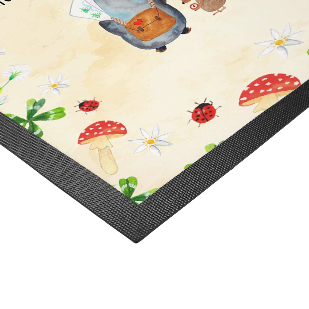 Personalisierte Foto Fußmatte Pinguin & Maus Wanderer Personalisierte Foto Fußmatte, Pinguin, Pinguine, Abenteurer, Abenteuer, Roadtrip, Ausflug, Wanderlust, wandern