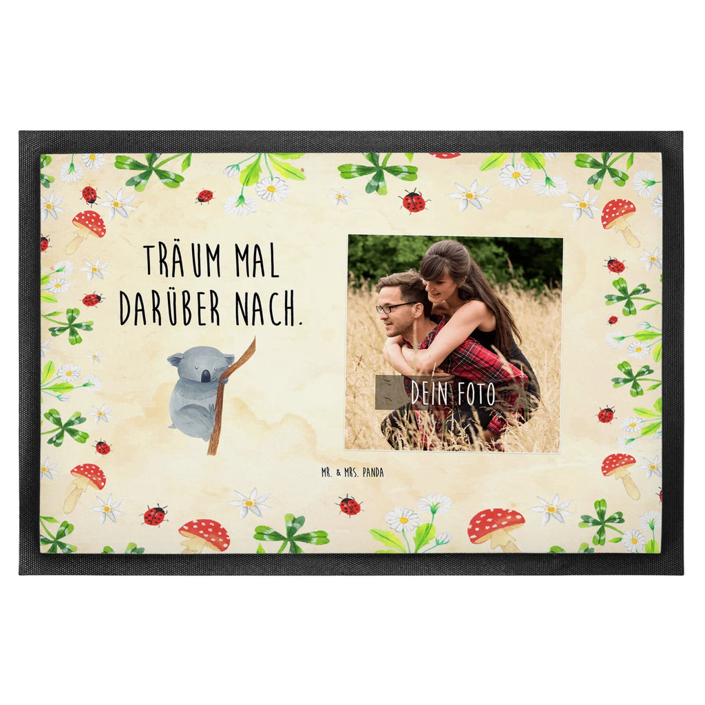 Personalisierte Foto Fußmatte Koalabär Personalisierte Foto Fußmatte, Tiermotive, Gute Laune, lustige Sprüche, Tiere, Koala, Traumland, Schlafzimmer, träumen, schlafen, Bär, Koalabär, Traum