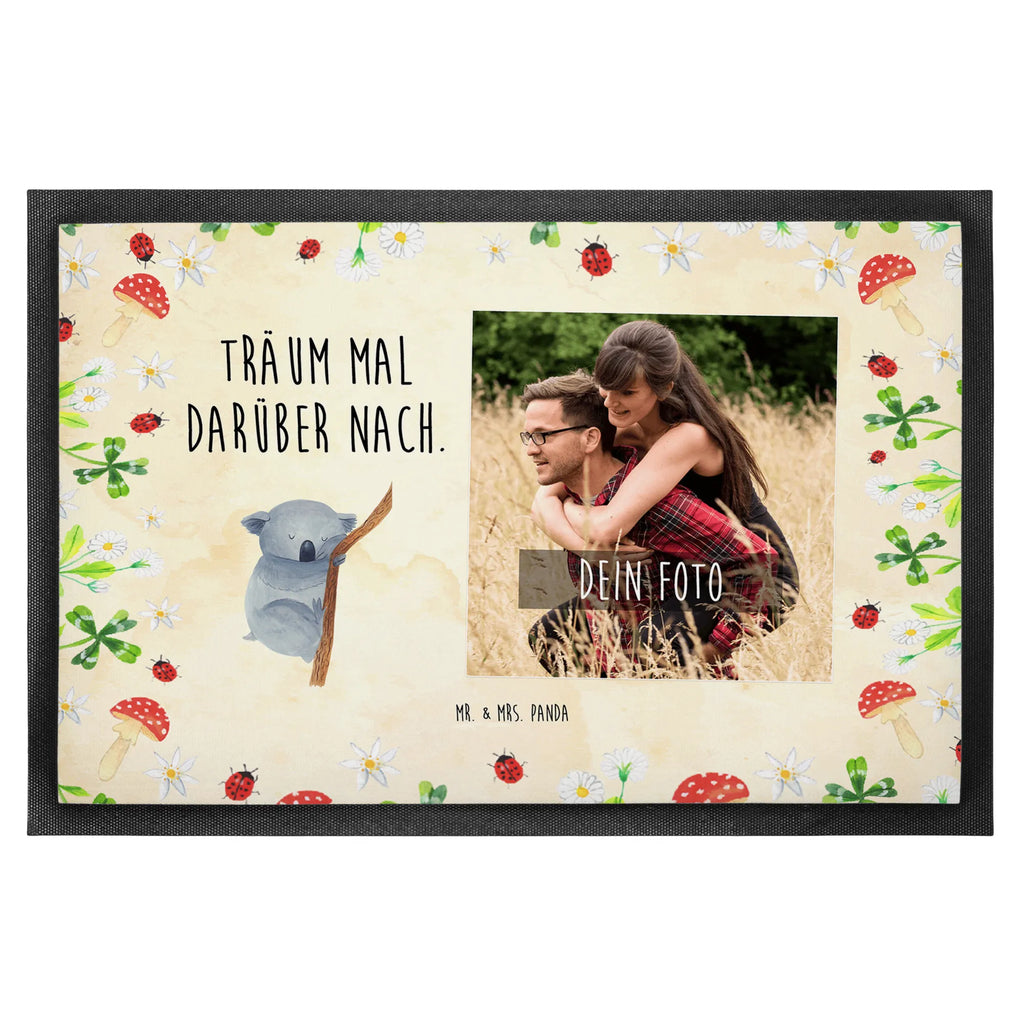 Personalisierte Foto Fußmatte Koalabär Personalisierte Foto Fußmatte, Tiermotive, Gute Laune, lustige Sprüche, Tiere, Koala, Traumland, Schlafzimmer, träumen, schlafen, Bär, Koalabär, Traum