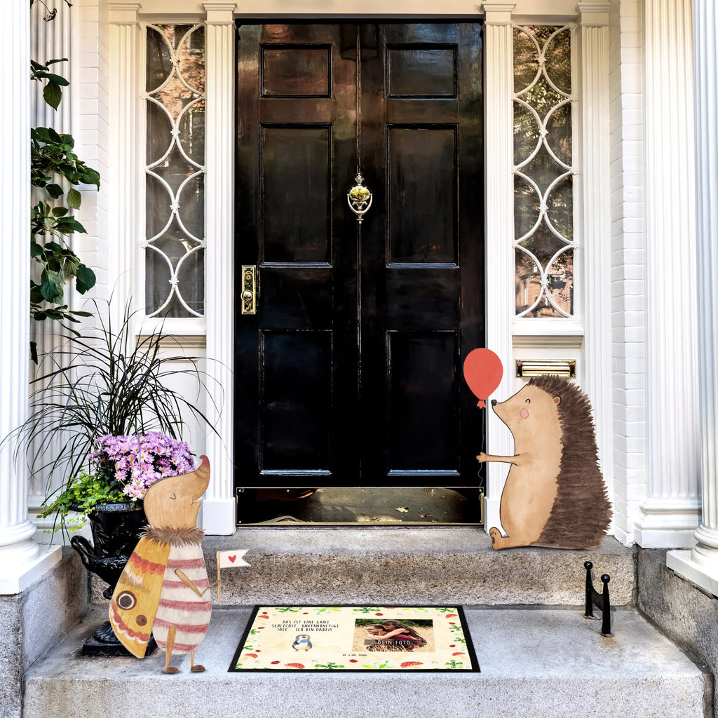 Personalized Photo Doormat Penguin lollipop Personalisierte Foto Fußmatte, Pinguin, Pinguine, Lolli, Süßigkeiten, Blödsinn, Spruch, Rebell, Gauner, Ganove, Rabauke