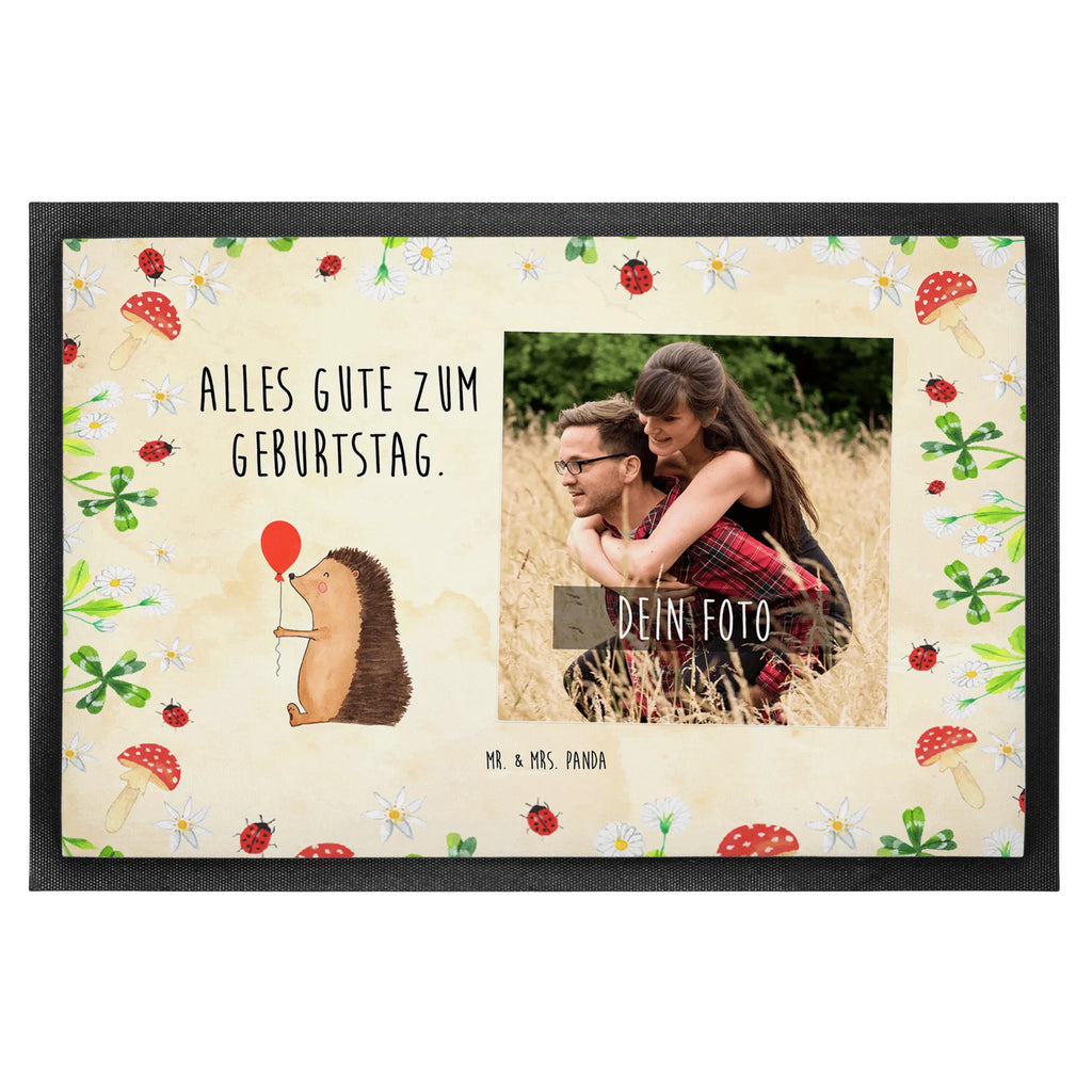 Personalisierte Foto Fußmatte Igel Luftballon Personalisierte Foto Fußmatte, Tiermotive, Gute Laune, lustige Sprüche, Tiere, Igel, Geburtstag, Herzlichen Glückwunsch, Glückwunsch, Geburtstagskind, Ballon, Happy Birthday