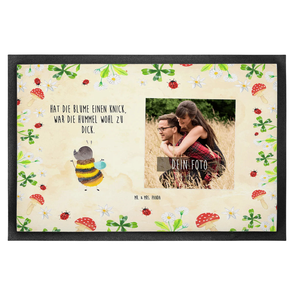 Personalized Photo Doormat bumblebee fluffy Personalisierte Foto Fußmatte, Tiermotive, Gute Laune, lustige Sprüche, Tiere, Natur, Flauschig, Hummel, Blume, Biene