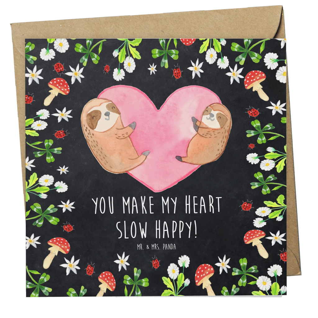 Deluxe Karte Faultiere Herz anlasskarte, Glückwunschkarte, doppelkarte, Grußkarte, faltkarte, Klappkarte, Verlobung, Freundin, Partner, Freund, Ehemann, Ehefrau, Heiraten, Heiratsantrag, Liebe, Hocheitstag, Liebesgeschenk, Jahrestag, Hochzeitstag, Liebesbeweis, für Männer, Valentinstag, für Ehemann, Geschenk für Frauen, Mitbringsel, Geschenk für Partner, Geschenk für Freundin