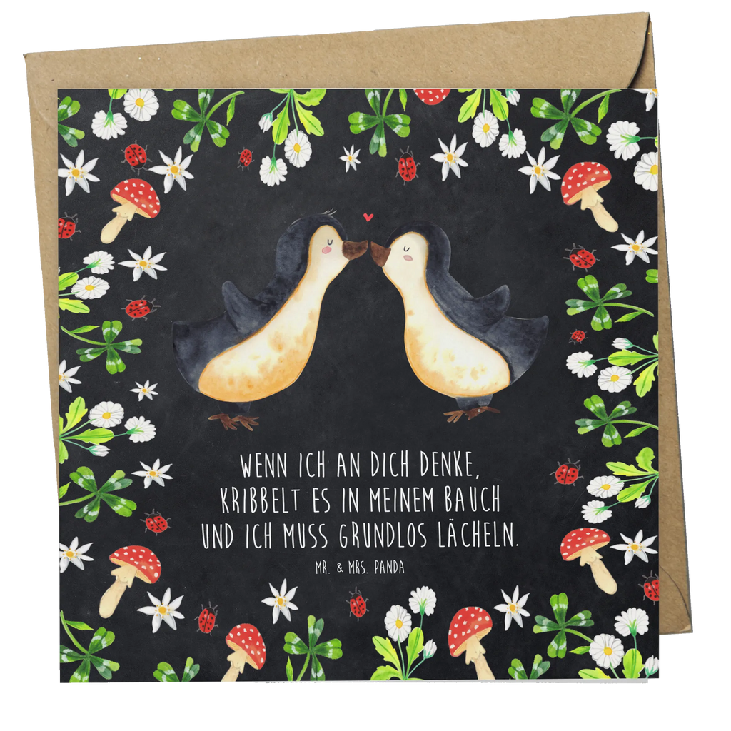 Deluxe Karte Pinguine Kuss Grußkarte, Geburtstagskarte, Einladungskarte, Hochzeitskarte, Karte, Hochwertige Klappkarte, Hochwertige Grußkarte, Klappkarte, Glückwunschkarte, Liebe, Partner, Freund, Freundin, Ehemann, Ehefrau, Heiraten, Verlobung, Heiratsantrag, Liebesgeschenk, Jahrestag, Hocheitstag, Liebesbeweis, Geschenk für Frauen, Hochzeitstag, für Ehemann, Geschenk für Partner, Valentinstag, Geschenk für Freundin, für Männer, Mitbringsel