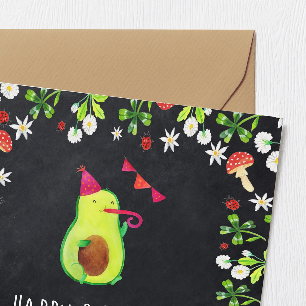 Deluxe Karte Avocado Geburtstag Karte, Hochwertige Grußkarte, Geburtstagskarte, Glückwunschkarte, Einladungskarte, Hochzeitskarte, Hochwertige Klappkarte, Klappkarte, Grußkarte, Avocado, Veggie, Vegan, Gesund