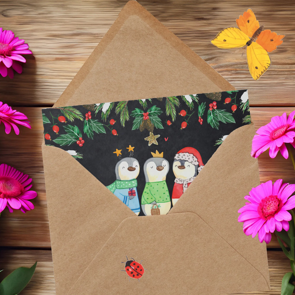 Deluxe Karte Winterzeit Heilige drei Könige Klappkarte, Grußkarte, Glückwunschkarte, anlasskarte, doppelkarte, faltkarte, Wintermotiv, Heiligabend, Advent, Nikolaus, Weihnachtsdeko, Weihnachten, Winter, Weihnachtsmann, Weihnachtstage, Heilige Drei Könige, Weihnachtszeit