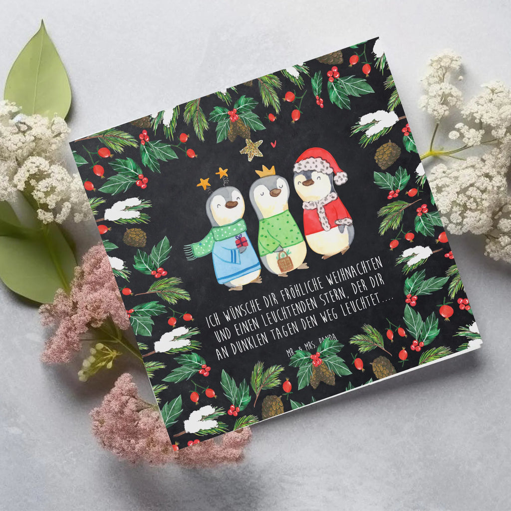 Deluxe Karte Winterzeit Heilige drei Könige Klappkarte, Grußkarte, Glückwunschkarte, anlasskarte, doppelkarte, faltkarte, Wintermotiv, Heiligabend, Advent, Nikolaus, Weihnachtsdeko, Weihnachten, Winter, Weihnachtsmann, Weihnachtstage, Heilige Drei Könige, Weihnachtszeit