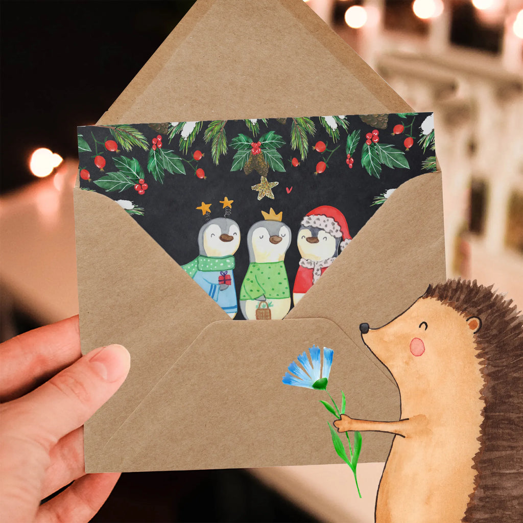 Deluxe Karte Winterzeit Heilige drei Könige Klappkarte, Grußkarte, Glückwunschkarte, anlasskarte, doppelkarte, faltkarte, Wintermotiv, Heiligabend, Advent, Nikolaus, Weihnachtsdeko, Weihnachten, Winter, Weihnachtsmann, Weihnachtstage, Heilige Drei Könige, Weihnachtszeit