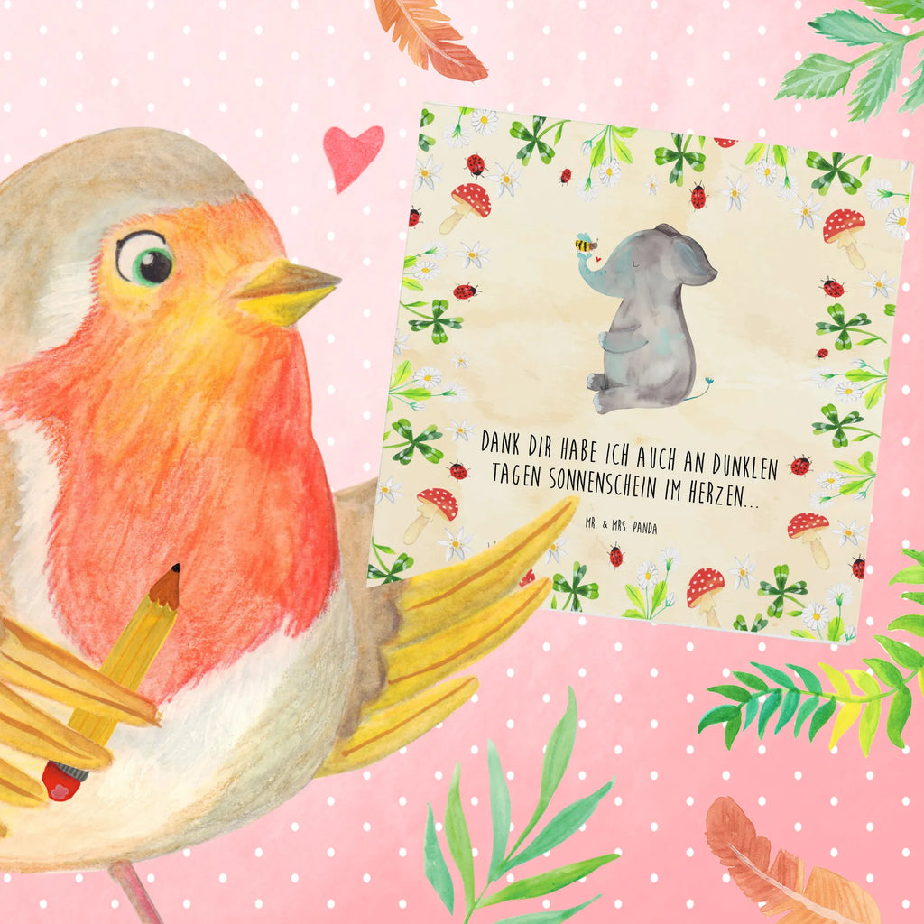 Deluxe Karte Elefant Biene Klappkarte, Glückwunschkarte, Grußkarte, faltkarte, doppelkarte, anlasskarte, Tiere, Lustige Sprüche, Tiermotive, Gute Laune, Liebesspruch, Jahrestag, Hochzeitsgeschenk, Biene, Liebesbeweis, Liebe, Heiratsantrag, Elefant, Liebesgeschenk